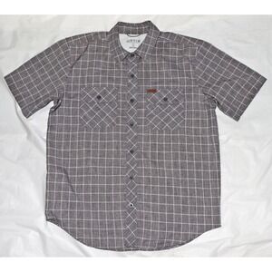 Orvis Classic Collection Mens‎ Short Sleeve Button Front Shirt Size Medium